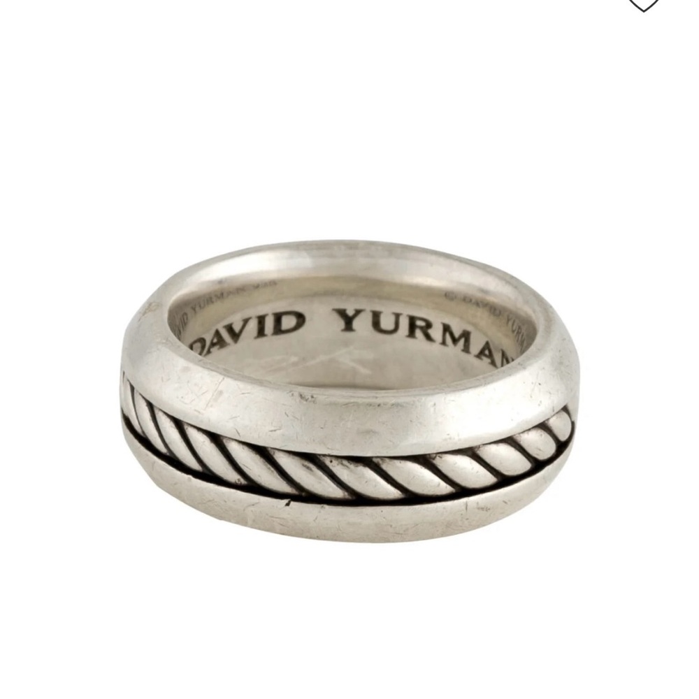 David Yurman Silver Cable Band Ring
